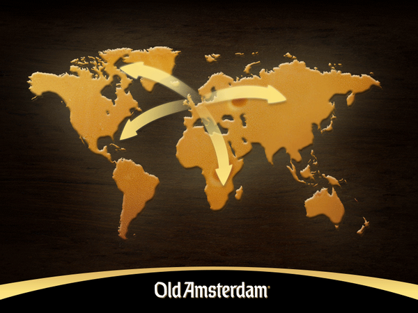 #International erfolgreich: Wusstest du, dass Old Amsterdam in 68 verschiedenen Ländern zu bekommen ist?
