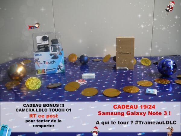 LDLC's tweet image. #TraineauLDLC ! Participez pour le Galaxy NOTE 3 =&amp;gt;  et RT ce tweet pour la Touch C1 ;)