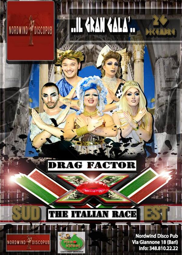 francoisapoldo's tweet photo. Drag Factor Sud - Est@GIOVEDI 26 DICEMBRE  Gran Galà di presentazione squadre!☎ APOLDO 3401989168 (Call-SMS-WhatsApp) http://t.co/sSB5hZoBkd