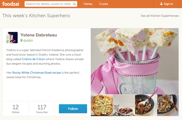 Foodzai's tweet image. This week's Kitchen Superhero on Foodzai is @CremedeCitron. Follow Yolène, she's awesome: foodzai.com/yolenedabreteau