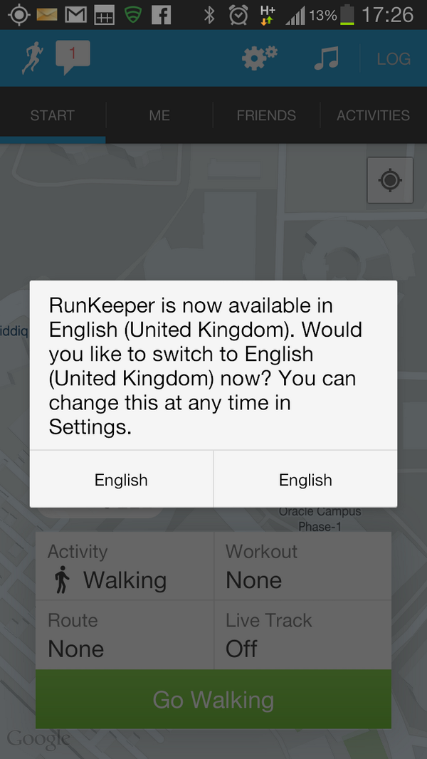 saisrujan's tweet photo. What should I do?? #uxfail #RunKeeper @runkeeper @RKSupport http://t.co/eQYZToKY1p