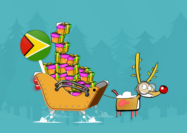 Clicksmas's tweet photo. Well done guys, you've now made enough gifts for everyone in Guyana! Keep on clickin' http://t.co/aeYpxo1R5X http://t.co/SnBYGpWCz7