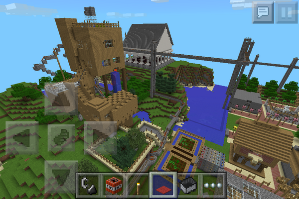 パッチー 音ゲー再開 マイクラpeが0 8 0でトロッコが出たから 予め作ってあった橋に線路引いてきた Http T Co J4gxenfnrw