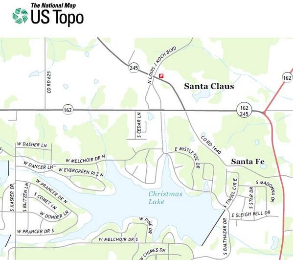 Usgs On Twitter Yes Virginia There Is A Santa Claus But