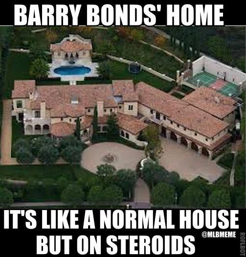 Barry Bond's Beverly Hills home HAHAHA  

.