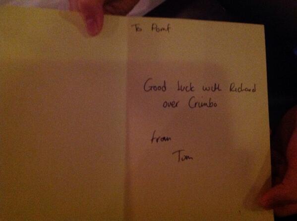 HanPomfret's tweet image. Best Christmas card received thus far, @HUUScarborough. Touché. #homemadetouch