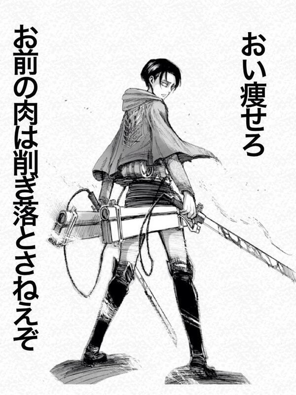 リヴァイ兵長のお姿 Bot 160cm Levi Twitter