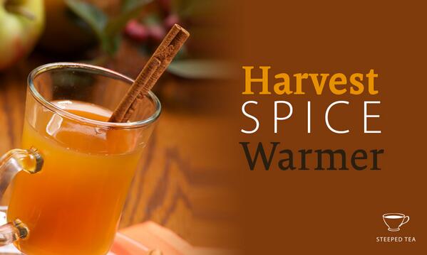 Just made some delicious Harvest Spice Warmer using Steeped Tea's Harvest Spice tea! Delicious!! #lovinmysteeped