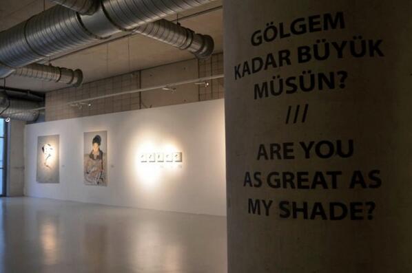 oznurguzel's tweet photo. “Gölgem kadar büyük müsün?”HUB Art Space’te...  http://t.co/3bN9rB0HKw http://t.co/hZDoRu4Gg2
