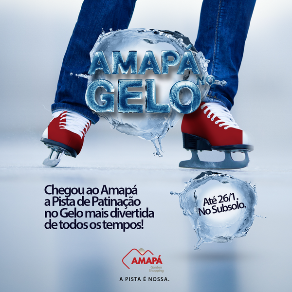 Pista de patinação mais animada da cidade é aqui no <a href="/amapagarden/">Amapá Garden</a> .