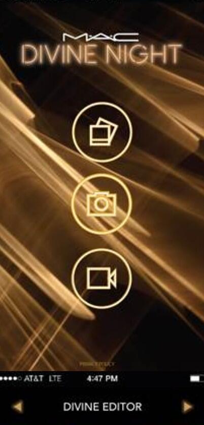 latinfashionews's tweet photo. NEWS @maccosmetics lanza su 1ra APP para iPhone y Androide #MacDivineNight cool! @nastiama @JenRosaLopez @JamesDeanX http://t.co/Pm4OByTDiA