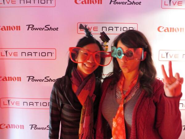 CanonUSA's tweet photo. Love the glasses! Might say we've got a thing for big lenses. RT @mrshoh: #PowerShotBeReady with my new gal Tiffany http://t.co/veElbRjWLF