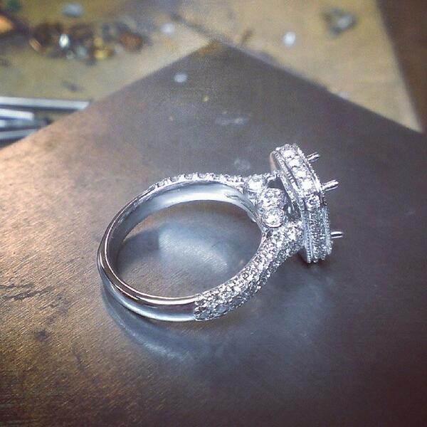 jewelrybyJW's tweet image. Just waiting on the center stone #justinwellsjewelry #b9creator #jewelrymaking #jewelrydesign #moodysjewelry