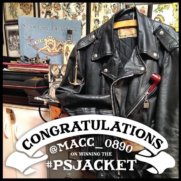 Sailor Jerry on X: Tattoo artist Marco Cardenas won the #flashcollection  jacket by Paul Simonon! Check out his winning entry...  http://t.co/XlH13govY9 / X