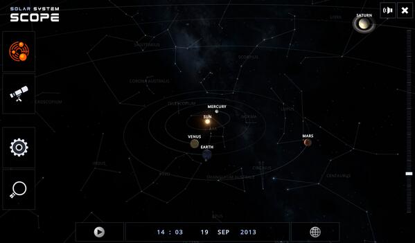 Solar System Scope On Twitter Our 3d Real Time Simulation