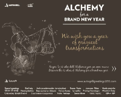 We wish you a year of #magical transformations! Discover our alchemy on autogrillgreetings2013.com