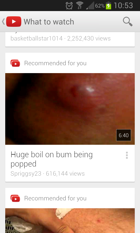 Newcdude's tweet image. Love browsing the "recommended for you" section!