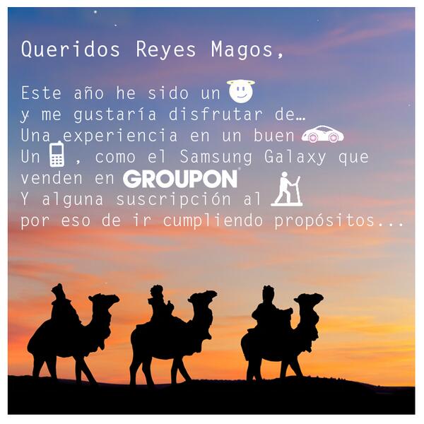 Groupon_Ferrol's tweet photo. En #Groupon ya hemos enviado nuestra carta a los Reyes Magos, ... http://t.co/dmutpN4L0G