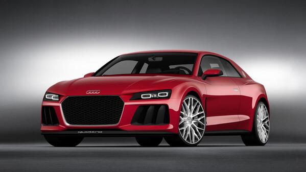 Jalopnik's tweet image. Audi's CES concept has freakin' lasers for eyes jalo.ps/UxSnbXq