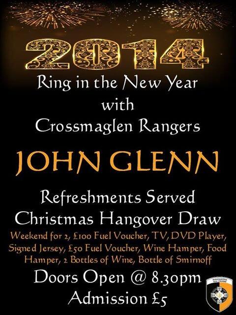crossrangers's tweet photo. Ring in the New Year with Crossmaglen Rangers! #Party #Friends #Family http://t.co/lg7Ym6NiZU