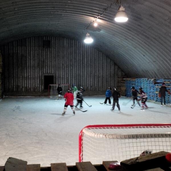Another big night at the indoor rink.