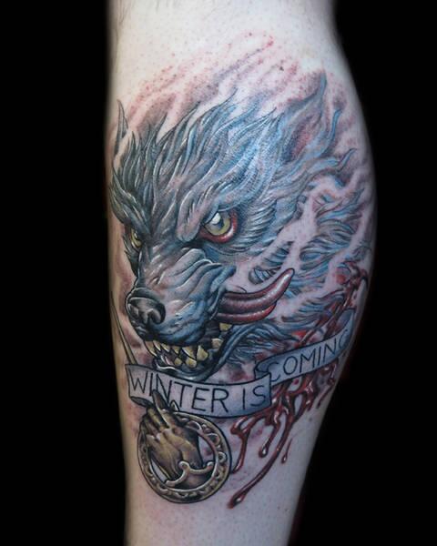 culttattoos's tweet photo. Winter is Coming... GAME OF THRONES tattoo #GOT - http://t.co/zKeWMBemK4