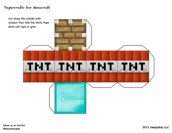 Printable Minecraft Papercraft.com - Printable Papercrafts