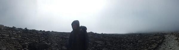 JonathanKeatley's tweet photo. In my @CotswoldOutdoor gear above the clouds in Ben Nevis with the dog #adventure http://t.co/ohoFqut948