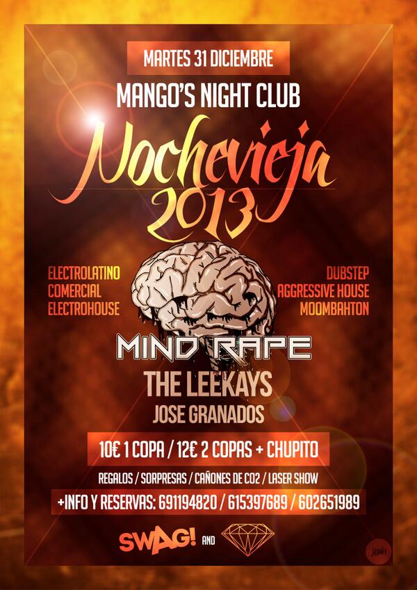 diamondgroup30's tweet photo. Esta noche te esperamos en Mango's Night Club para empezar el año a lo grande como tiene que ser! http://t.co/IpOyfmTGYh
