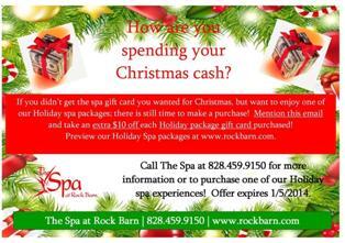 Rock Barn Golf Spa On Twitter Christmas Cash Burning A Hole In