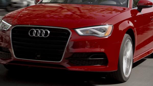 Audi's tweet photo. Don’t regret your first luxury car. #A3 #NoRegrets http://t.co/mgmdu0NKns http://t.co/XmK41wACUn
