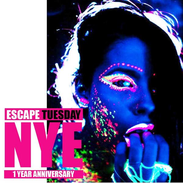 THENEWEXP123's tweet photo. TONIGHT THE ESCAPE TUESDAY NYE EDITION @ Scene City 150 pine st ne Atlanta ga 30328 #atl #atlanta #nye http://t.co/l5u5EwNIJH