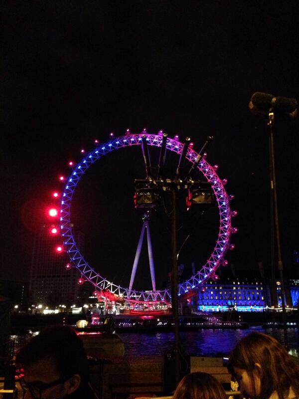 View for the night!! #couldbeworse #NYELDN