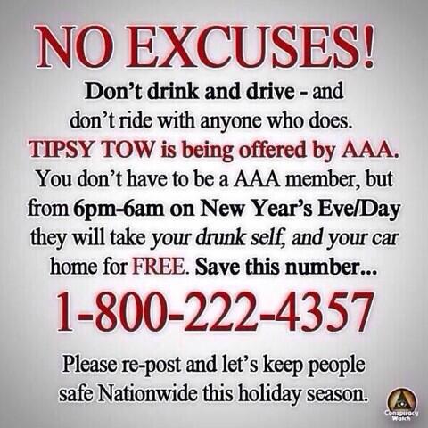 Make good decisions tonight!