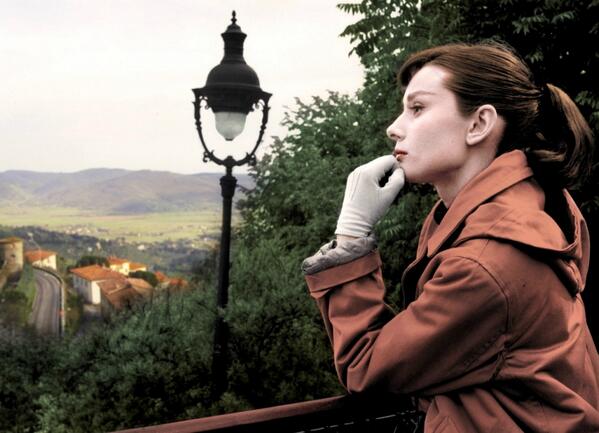 djcolatron's tweet image. Looks scarily like Sophie Ellis Bextor #AudreyHepburn #colorizing RT