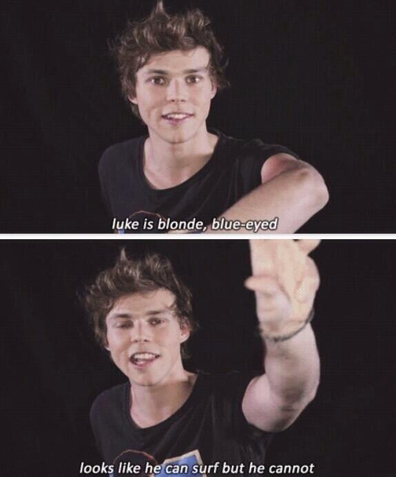 SAVAGESTILESAF's tweet image. #fandommemories2013 ashtons accurate description of luke hemmings