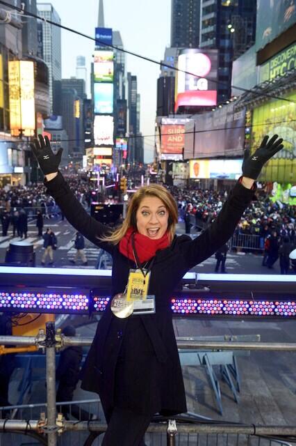 Ginger_Zee's tweet photo. This is how pumped I am to bring you into the action on @ABCWorldNews with @DavidMuir #almost2014 http://t.co/ZjjVZvO9Qk