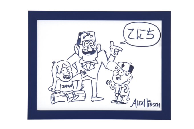 ディズニー チャンネル公式 14年注目作品 今日16 30 7話連続放送 怪奇ゾーン グラビティ フォールズ ディッパーとメイベルの怪奇アドベンチャーが大人気 クリエイターのアレックスが 日本の皆にイラストを描いてくれました Http T Co