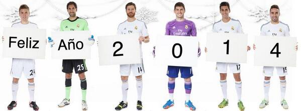 realmadrid's tweet photo. #Feliz2014 http://t.co/mgPkKGRQtn
