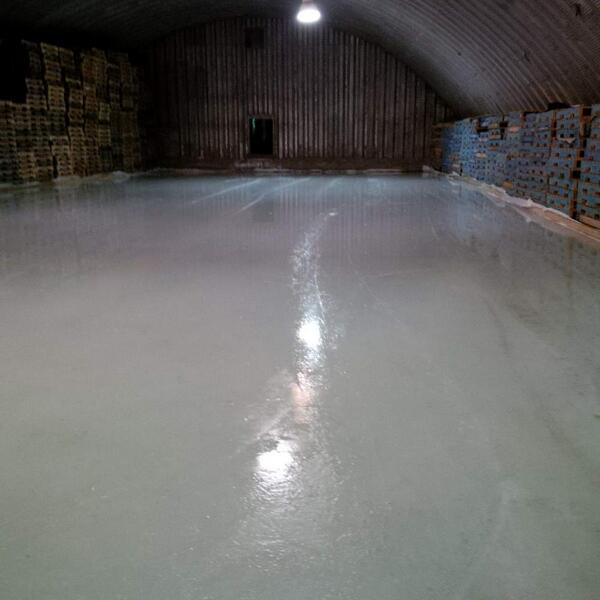 Finished, looks good. Only thing we forgot is to bury a loonie at centre ice.