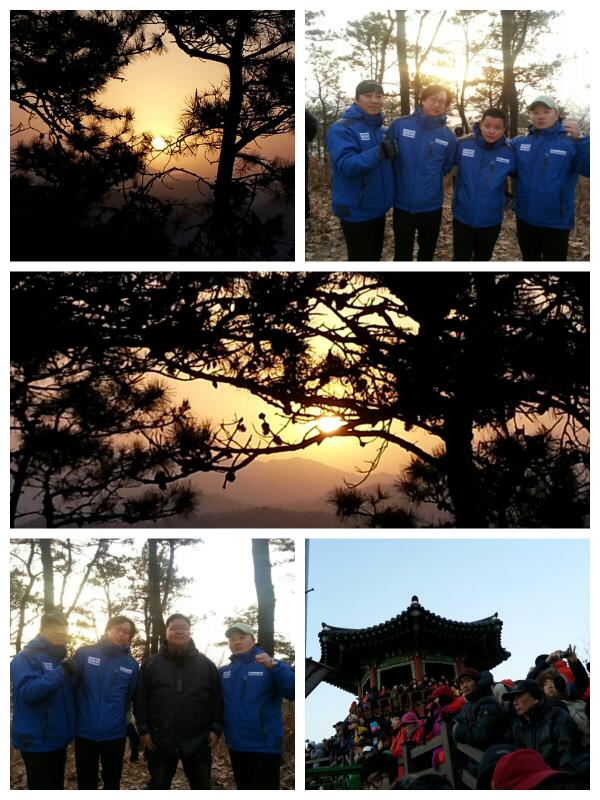 bulbaba76's tweet photo. 새해 첫날 원미산 정상에서 우리협동조합&amp;마을기업의 임직원들과 함께 새해의 첫 해돋이를 맞이하며 화이팅 하였습니다~^^
청마의해를 맞아 유니콘의 행운이 이글을 읽는 모든분들께 가득넘처나길 기원합니다^**^ http://t.co/WwYepfNSgp