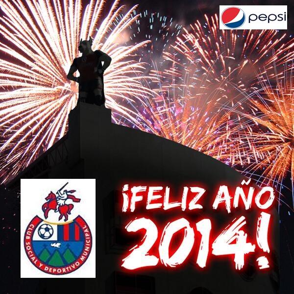 FCMunicipal's tweet photo. les deseamos un FELIZ Y PRÓSPERO AÑO NUEVO en compañía de seres queridos. #AGanarElBicampeonato http://t.co/GMFSTvGHiD