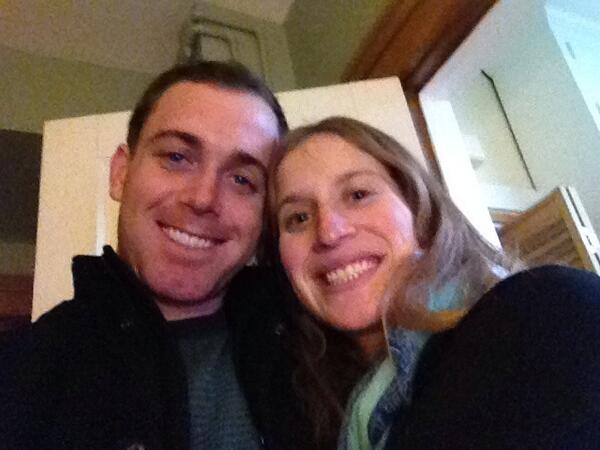cbfink's tweet image. Anniversary selfie! #twoyearsandcounting