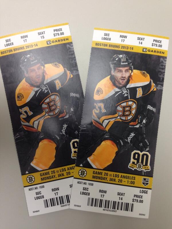 TownFairTire's tweet photo. So I've got two extra tickets to a hockey game right here... RT if you want them, winner announced on Jan. 13th. http://t.co/S9cgLE0LvJ