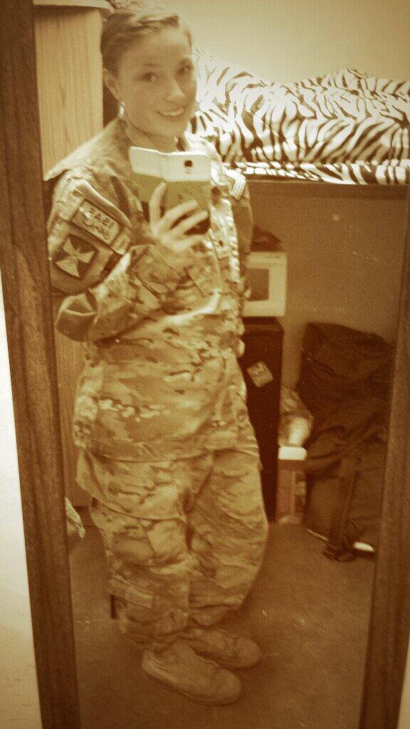 While everyone's getting dressed up and going out.. Here's the outfit I have picked out for the day. #ServingProudly