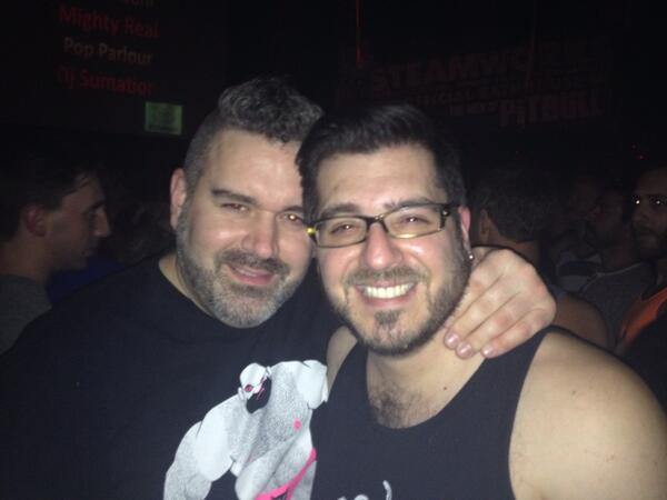 shaychguy's tweet image. #NewYears2014 @scout101 &amp;amp; I at 12:01am!