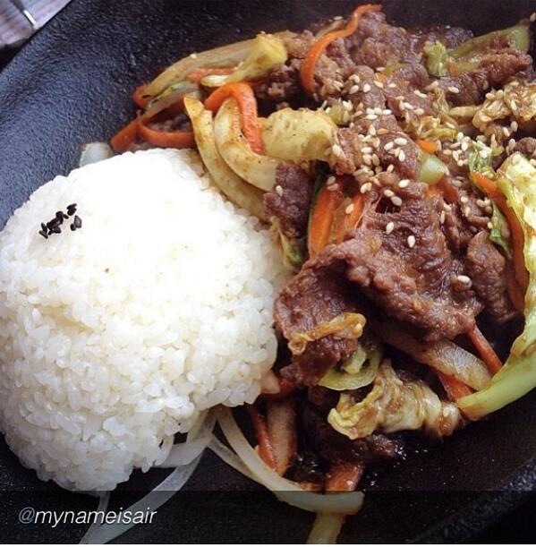 aroii's tweet photo. 👍 Beef Bulgogi post by mynameisair on IG #beefmenu http://t.co/ddZAobYyvW