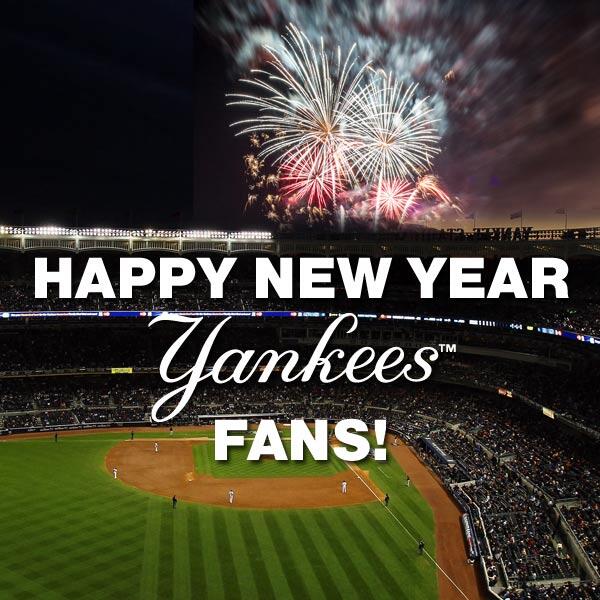 New York Yankees on X: Happy New Year, #Yankees fans!