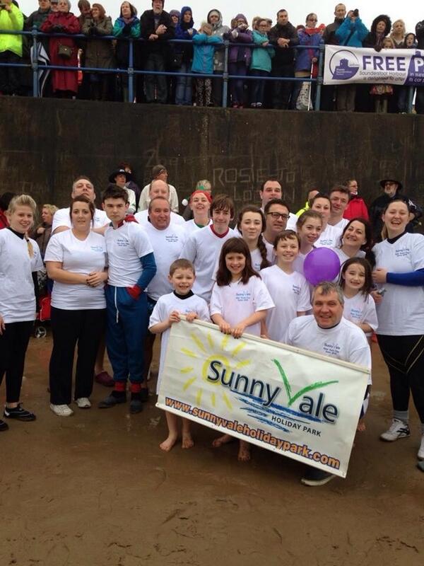 SunnyvaleWales's tweet photo. Well done to all of you who helped us raise money for charity by swimming in the #Saundersfoot #NYDS thank you! :) http://t.co/D4jqChFNjy