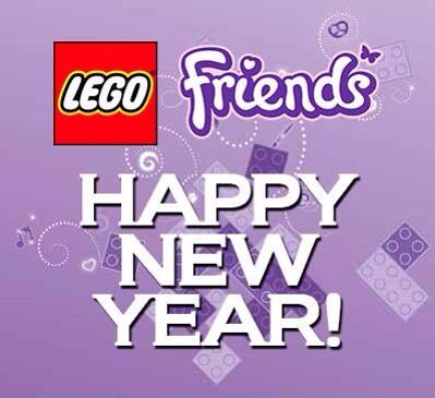 Here's to another year spent with all your friends! #HappyNewYear #LEGOFriends